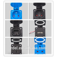 RD0009 IEC/CEE 16a Waterproof Industrial plug for socket coupler connector 6H 3P+E 3P 16A/32A IP67 High-end type for heavy duty